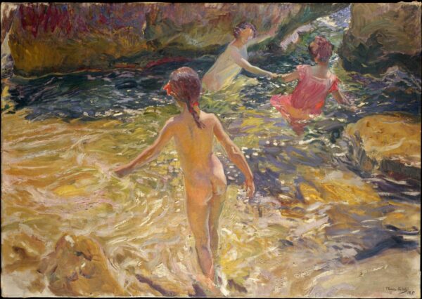 Le Bain – Sorolla Joaquín Sorolla 105x70