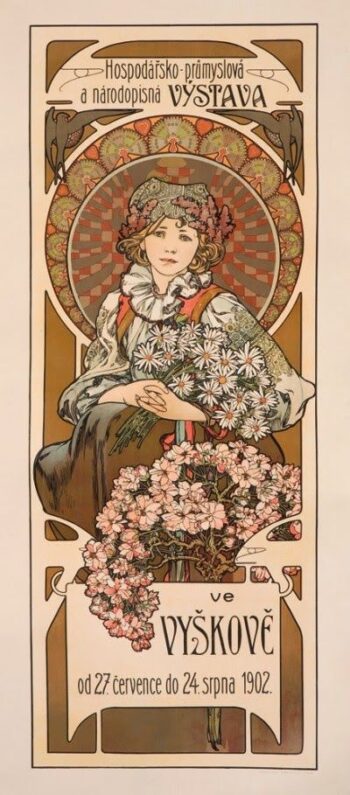 Exposition d’affiches à Vyskov – Mucha Alphonse Mucha