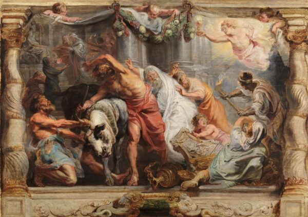 Le Triomphe de l’Eucharistie sur l’Idolâtrie – Peter Paul Rubens Peter Paul Rubens 105x70