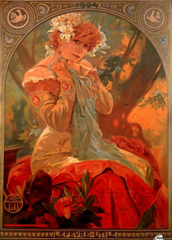 Lefevre pratique – Mucha Alphonse Mucha 70x105