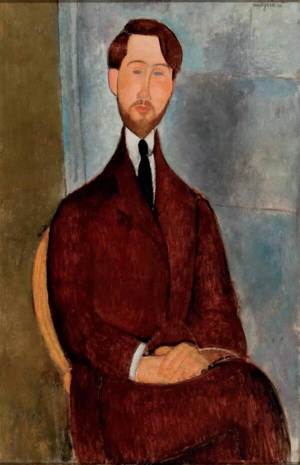 Portrait de Léopold Zborowski – Amedeo Modigliani Amedeo Modigliani 70x105