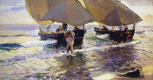 Déchargement de la pêche – Sorolla Joaquín Sorolla 140x70