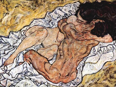 L’Étreinte (couple d’amoureux II) – Egon Schiele Egon Schiele