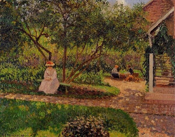 Coin de jardin à Eragny – Camille Pissarro Camille Pissarro 85x75