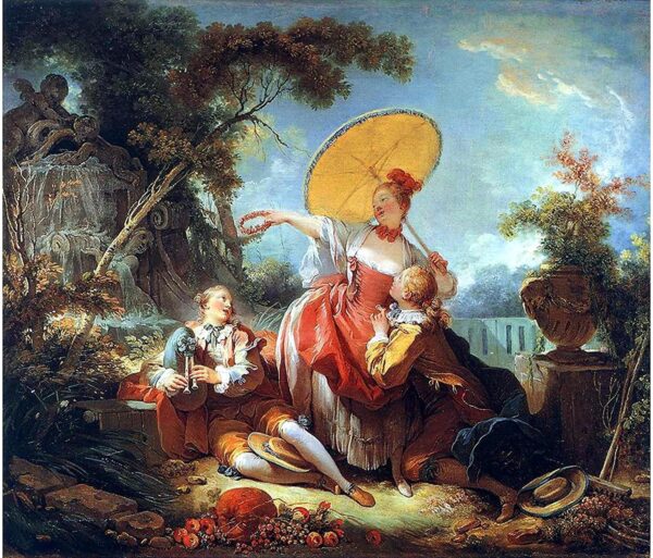 Le concours musical – Jean-Honoré Fragonard Jean-Honoré Fragonard 85x75