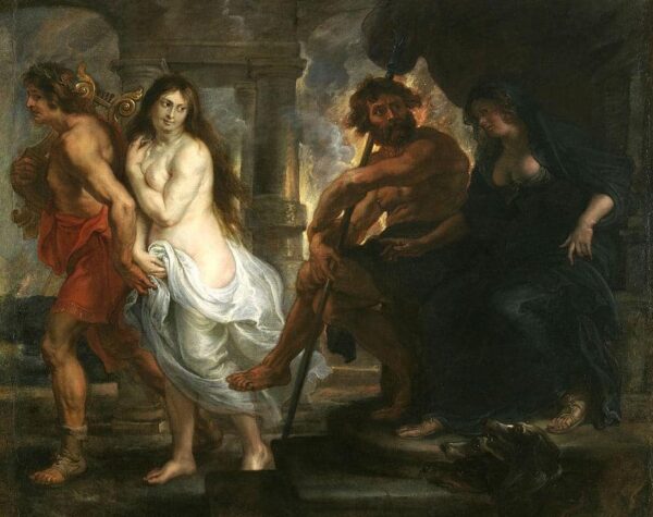 Orphée conduit des Eurydike du Hades – Peter Paul Rubens Peter Paul Rubens 85x75