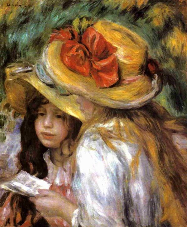 Deux jeunes filles lisant – Pierre-Auguste Renoir Pierre-Auguste Renoir 70x85