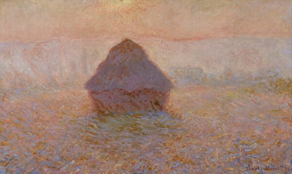 Meule (soleil dans la brume) – Claude Monet Claude Monet 120x70