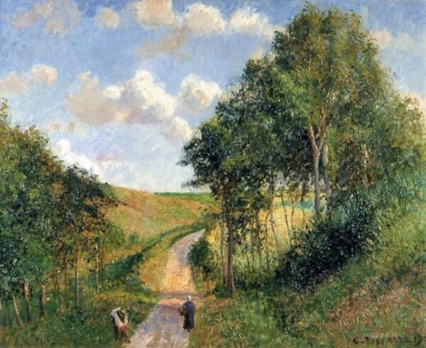 Paysage à Berneval – Camille Pissarro Camille Pissarro 85x75