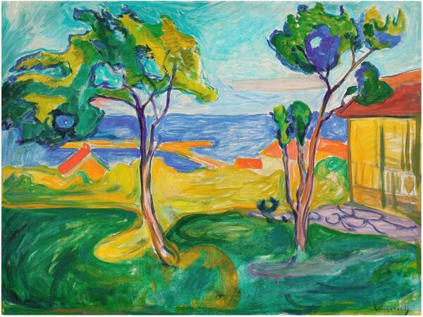 Le jardin à Asgardstrand – Edvard Munch Edvard Munch 85x75