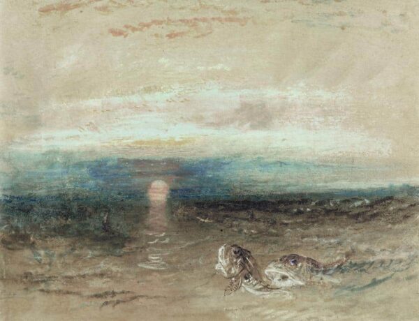 Coucher de soleil sur la mer – William Turner William Turner 85x75