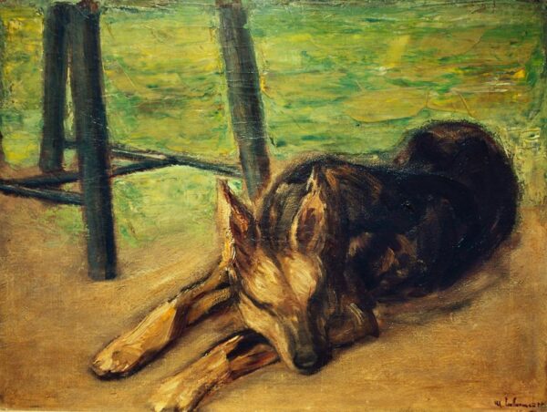 Chien de berger endormi – Max Liebermann Max Liebermann 85x75