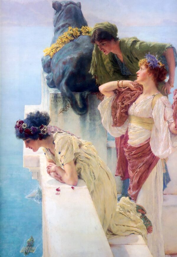 Un coq-à-l’âne – Lawrence Alma-Tadema Lawrence Alma-Tadema 70x105