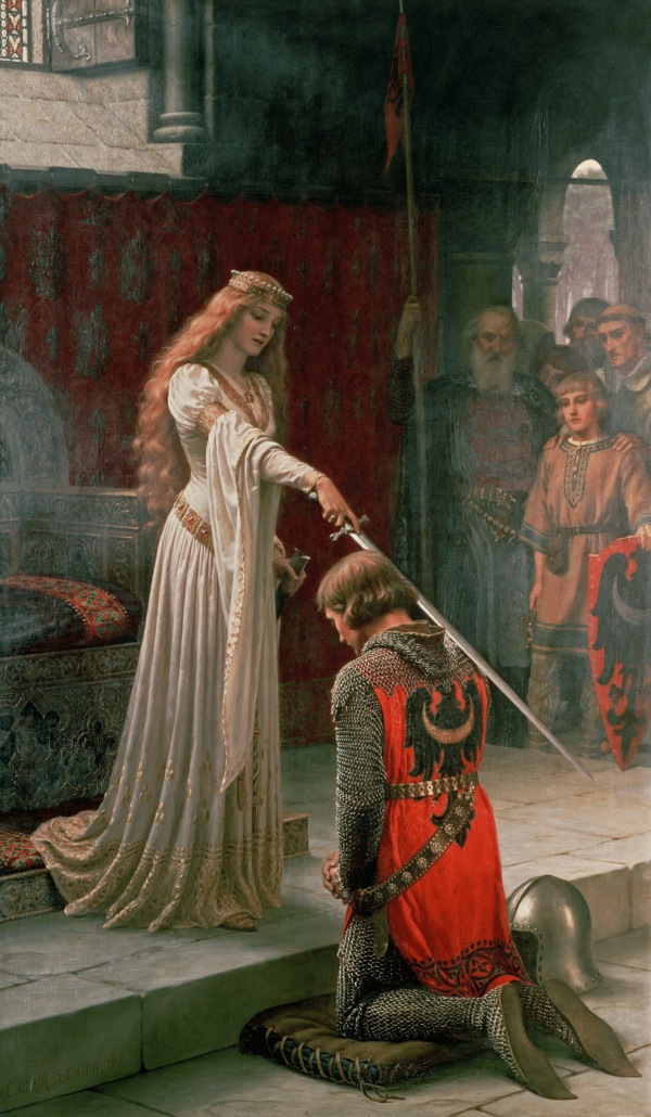 L’Adoubement – Edmund Leighton Edmund Leighton 70x120