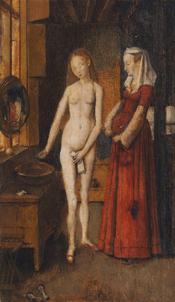 Femme à sa toilette – Jan Van Eyck Jan Van Eyck