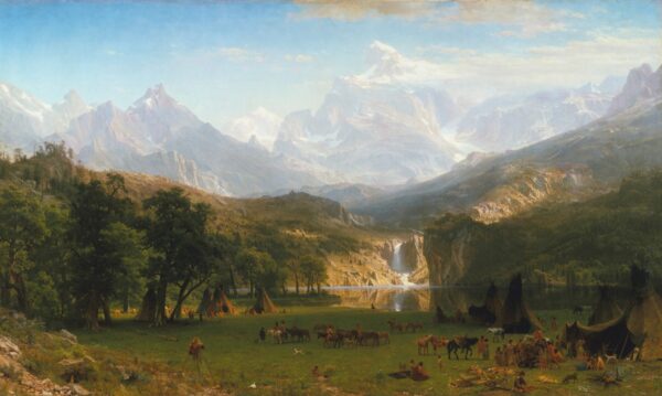 Les Montagnes Rocheuses, Lander’s Peak – Albert Bierstadt Albert Bierstadt 120x70