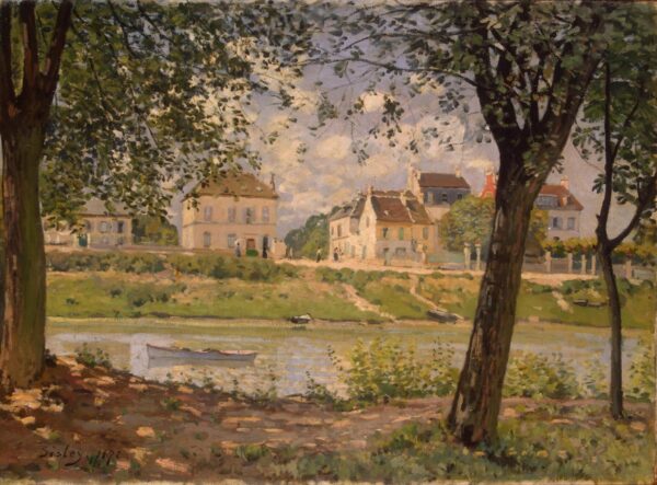 Villeneuve la Garenne – Alfred Sisley Alfred Sisley 105x70