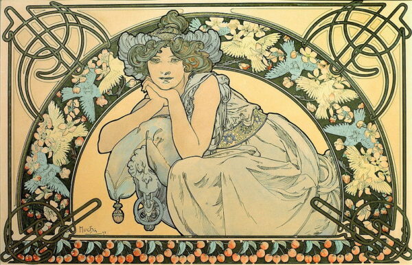 Fleur de cerisier – Mucha Alphonse Mucha 105x70