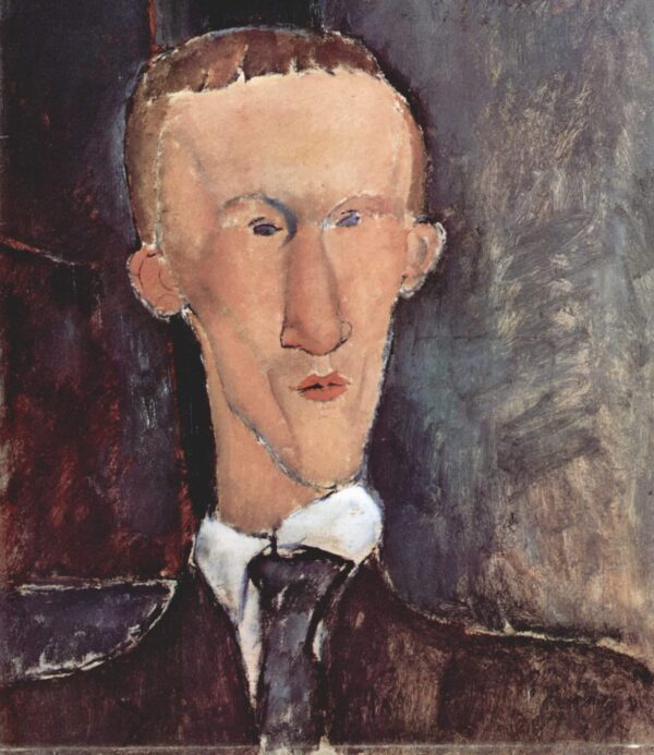 Portrait de Blaise Cendrars – Amedeo Modigliani Amedeo Modigliani 70x85