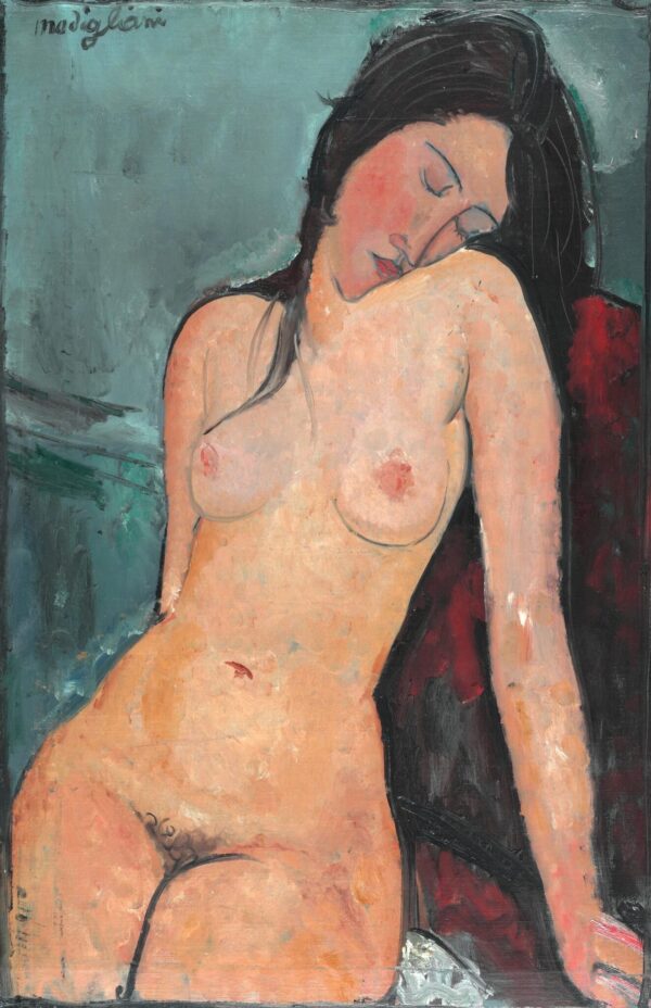 Nu assis – Amedeo Modigliani Amedeo Modigliani 70x105