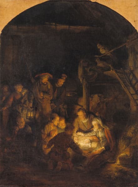 Anbetung der Hirten – Rembrandt van Rijn Rembrandt van Rijn 70x105