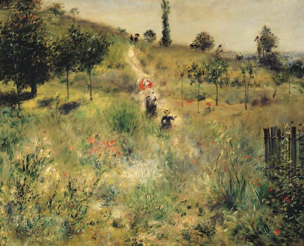 Chemin avançant dans la haute herbe – Pierre-Auguste Renoir Pierre-Auguste Renoir 85x75