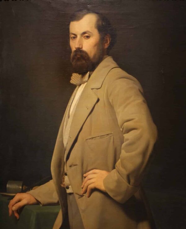 Portrait de Luigi Majoli – Antonio Ciseri Antonio Ciseri 70x85