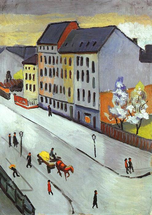 Notre route en gris – August Macke August Macke 70x105