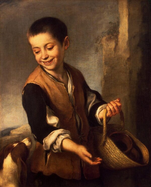 Garçon avec un chien – Bartolomé Esteban Murillo Bartolomé Esteban Murillo 70x85