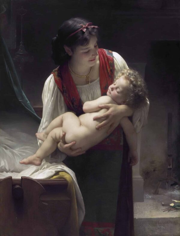 Berceuse – William-Adolphe Bouguereau William Bouguereau 70x85