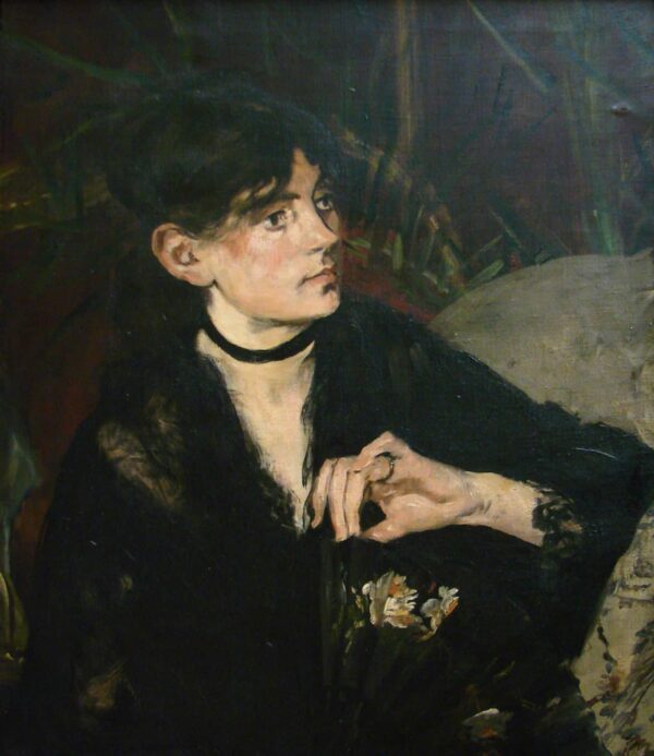 Berthe Morisot à l’éventail – Edouard Manet Édouard Manet 70x85