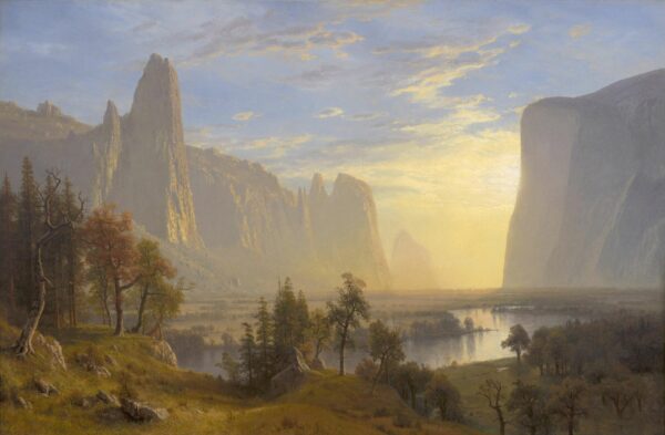 Vallée de Yosemite – Albert Bierstadt Albert Bierstadt 105x70