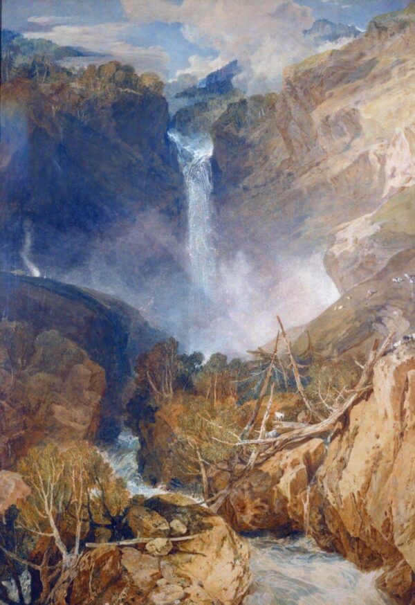 Les grandes chutes du Reichenbach – William Turner William Turner