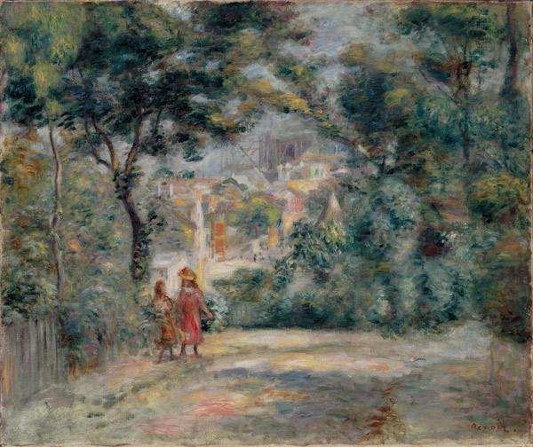 Vue à travers les arbres sur le Sacré-Coeur, Paris – Pierre-Auguste Renoir Pierre-Auguste Renoir 85x75