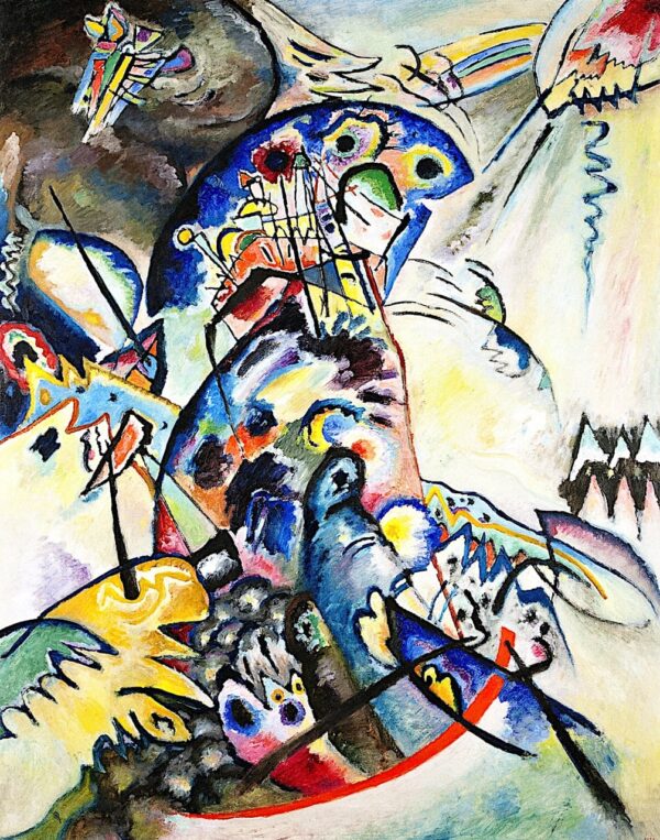 Arche bleue de la crête – Vassily Kandinsky Vassily Kandinsky 70x85