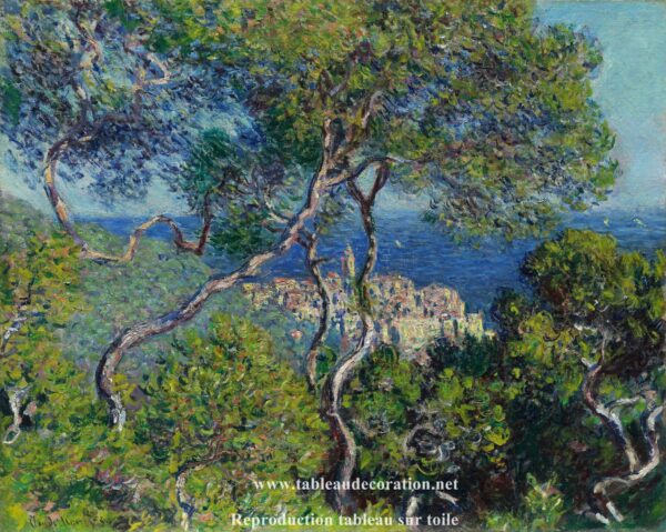 Les Villas à Bordighera – Tableau connu Monet Claude Monet 85x75