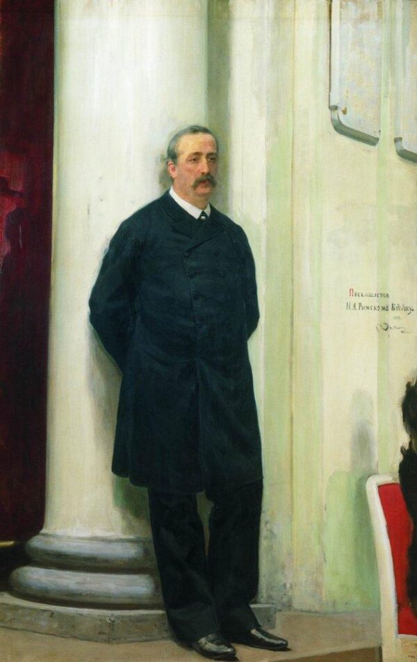 Portrait du compositeur et chimiste Aleksander – Ilya Repin Ilya Repin 70x105