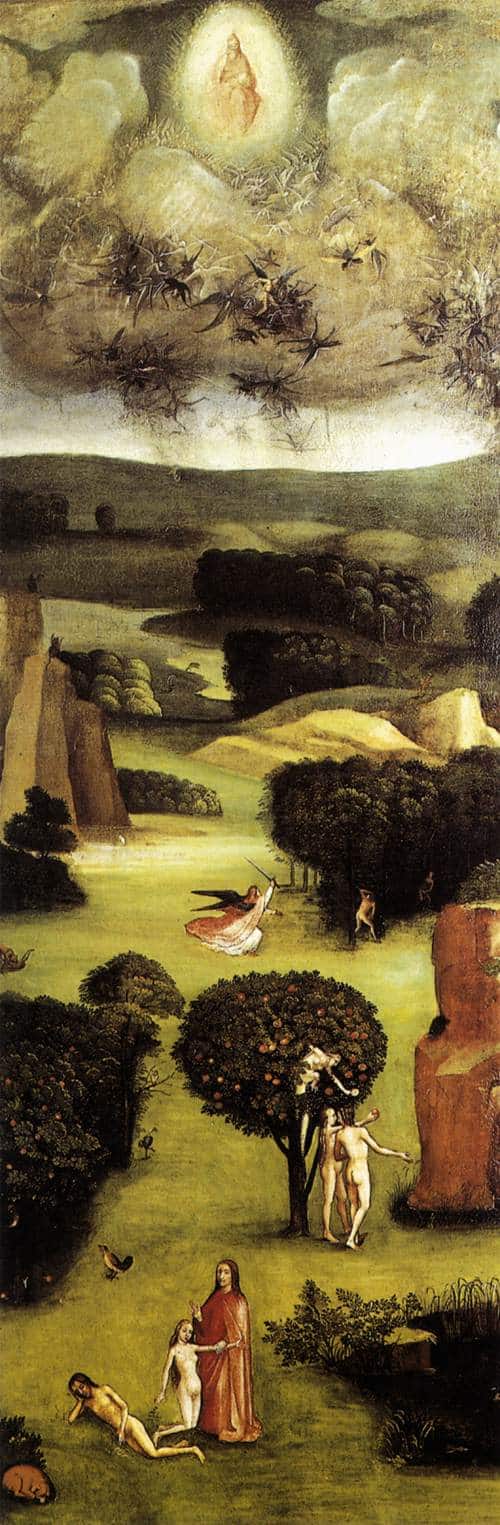 Le Jugement dernier, aile intérieure gauche (Paradis) – Jérôme Bosch Jérôme Bosch 60x180