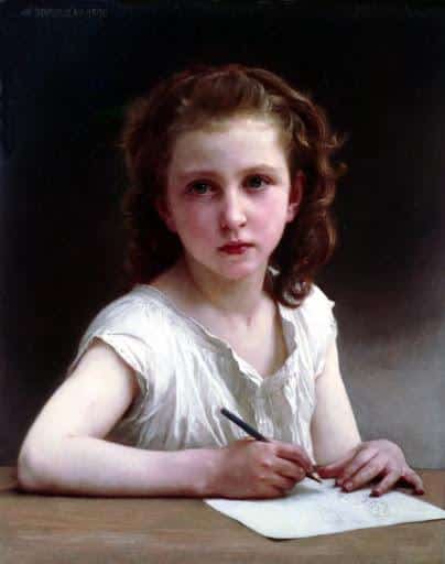 Une vocation – William Bouguereau William Bouguereau 70x85