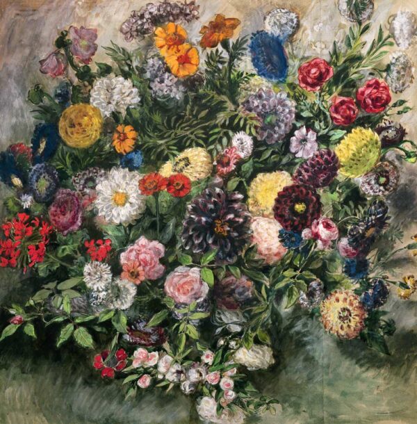 Bouquet de fleurs – Eugène Delacroix Eugène Delacroix 70x70