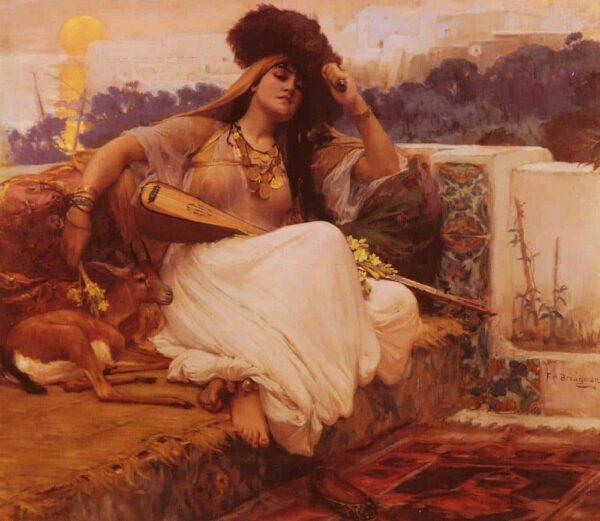 L’Indolence – Frederick Arthur Bridgman Frederick Arthur Bridgman