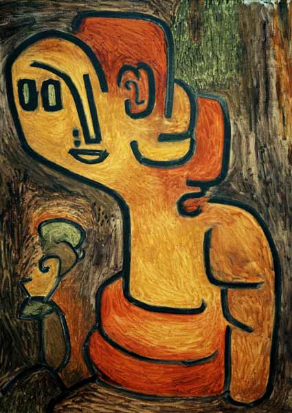 Portrait en buste de Gaia – Paul Klee Paul Klee 70x105