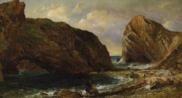 Au bord de la mer, Lulworth – Jasper Francis Cropsey Jasper Francis Cropsey 120x70