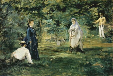 La Partie de croquet – Edouard Manet Édouard Manet