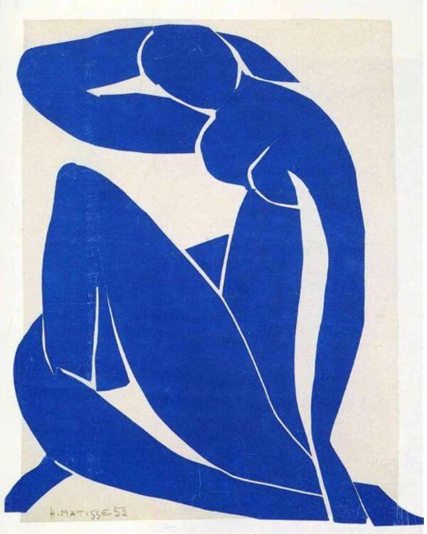 Nu bleu II – Matisse Henri Matisse 70x85