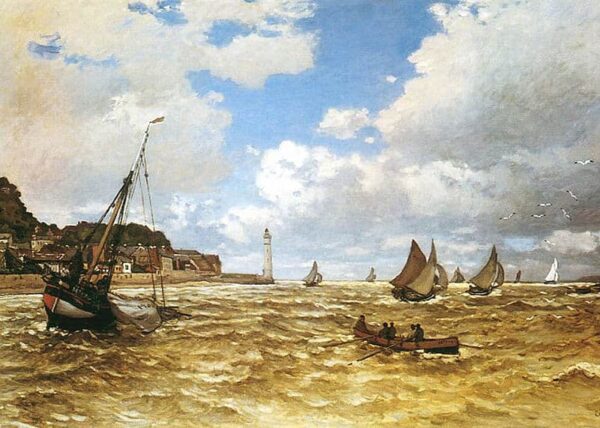 Bouche de la Seine à honfleur – Claude Monet Claude Monet 105x70