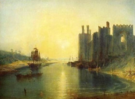 Château de Caernarvon – William Turner William Turner 105x70