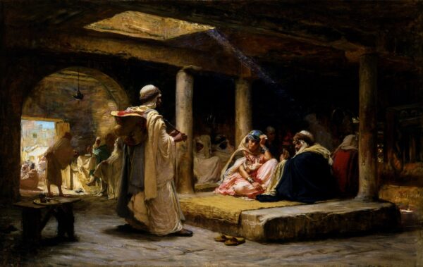 Café à Biskra, Algérie – Frederick Arthur Bridgman Frederick Arthur Bridgman