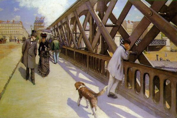 Le Pont de l’Europe – Caillebotte Gustave Caillebotte 105x70