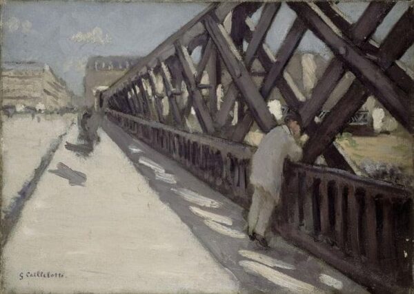 Esquisse pour le Pont de l’Europe – Caillebotte Gustave Caillebotte 105x70